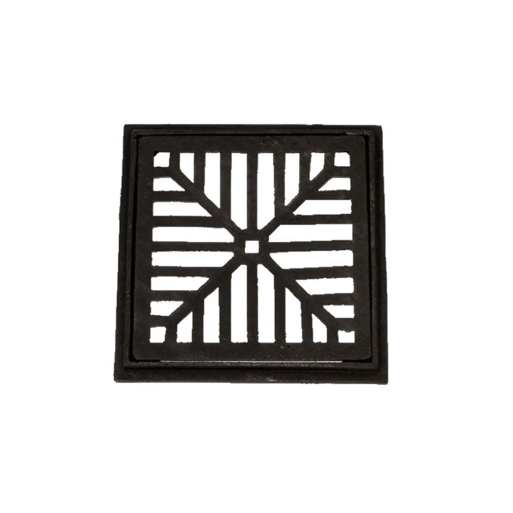 Ralo Com Caixilho de Ferro Fundido Captação Esgoto 35x35cm