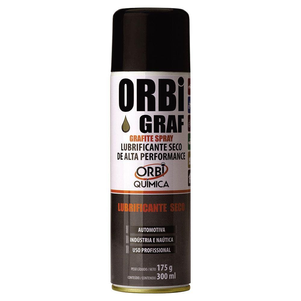 Grafite SPRAY Orbigraf Lubrificante Seco 300ML ORBI Quimica