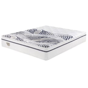 Colchão Casal Molas Multi Support Miracoil 138x188x31cm Essence Ecoflex Branco/Azul marinho
