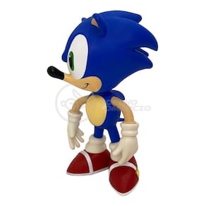 Sonic Azul Sonic Vermelho Tails - 3 Bonecos Grandes - Super Size