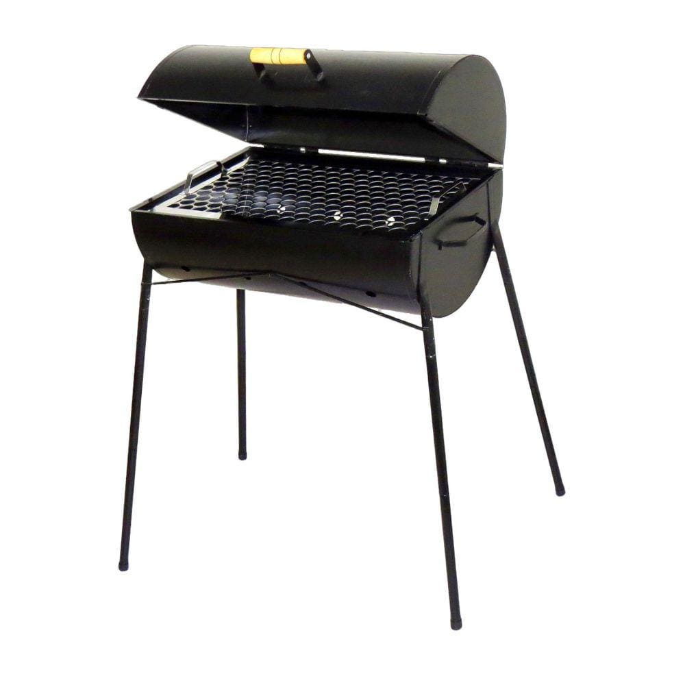 Churrasqueira Master Grill Aço Carbono e Grelha 90x46x30cm