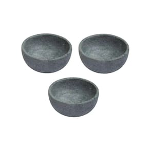 Kit 3 Cumbuca Pedra Sabão Tigela Bowl Para Caldo Sopa 220ml