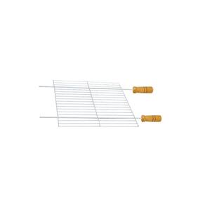 Grelha Plana Quadrada P/ Churrasqueira 45x68 Aço Galvanizado