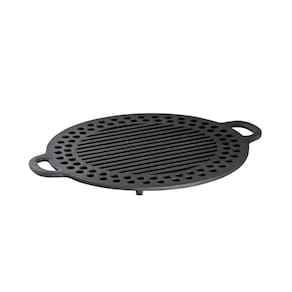 Grelha Redonda Ferro Fundido Da Gengis-kan Libaneza 22,5 Cm