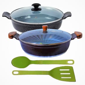 Jogo Frigideiras Antiaderente em Cerâmica AAeAM 30cm T04 N03