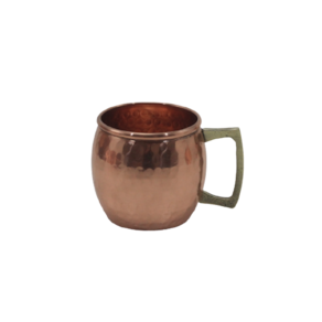 Caneca Bojuda Moscow Mule Drinks Cobre Alça em Bronze 450ml