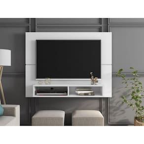 Painel para TV até 49 Polegadas 120cm New Slim Zanzini Branco Absoluto