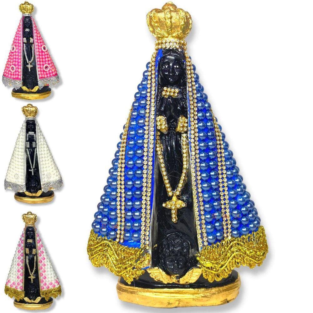 Imagem De Nossa Senhora Aparecida 24 Cm - Azul