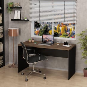 Mesa De Escritório Escrivaninha 1.40x60 Tampo 30mm Netmobil
