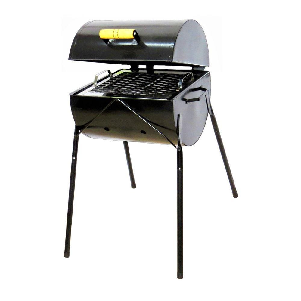 Churrasqueira Master Grill Aço Carbono e Grelha 90x30x30cm