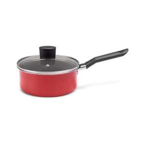 Panela Com Tampa Brinox Garlic Antiaderente 1,2 Litros Ø 16 cm Vermelho