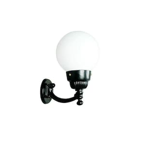 Luminária Globo Pequena 2 com Braço Externa/interna Alumínio 31cm