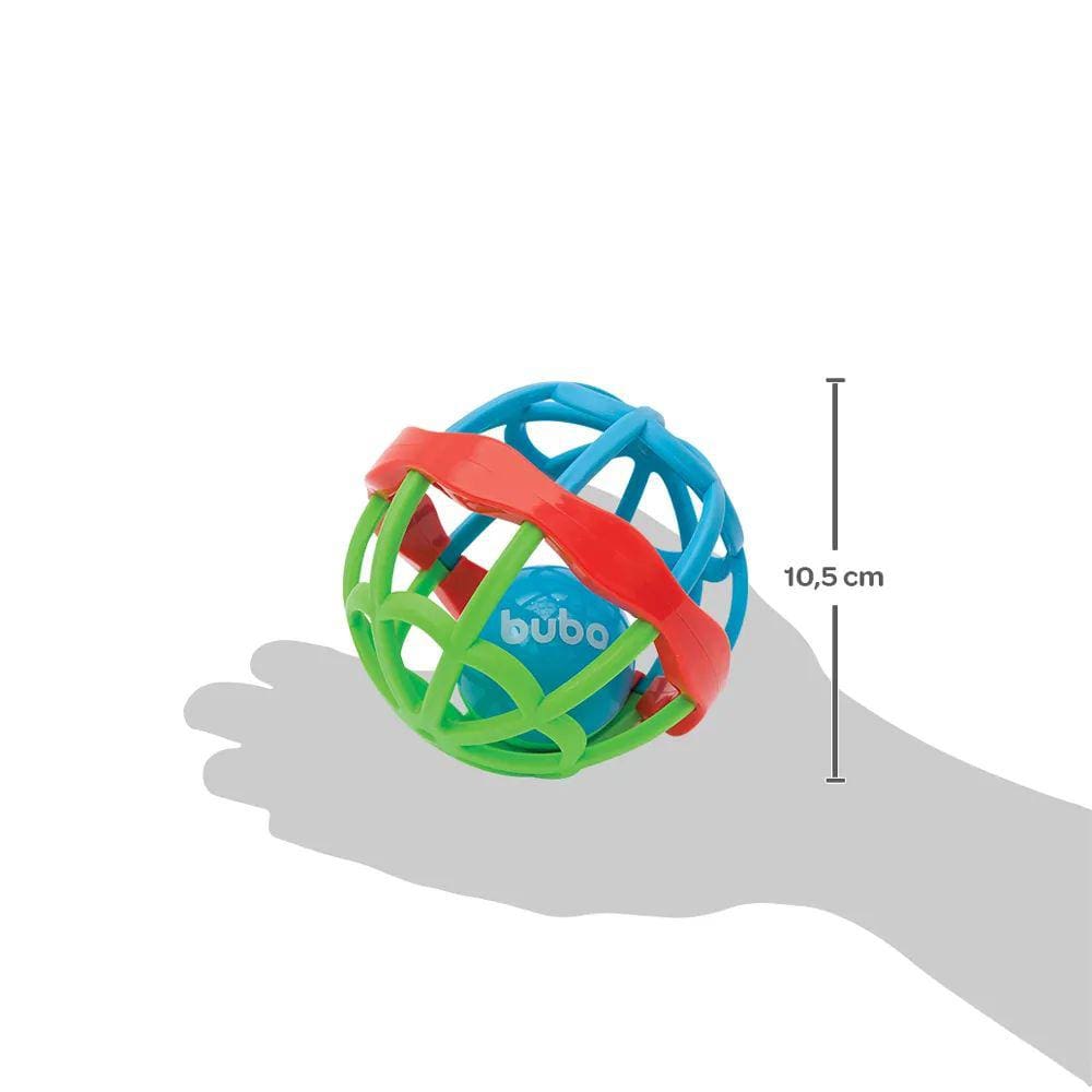 Brinquedo Chocalho para Bebê Buba Baby Ball Cute Colors