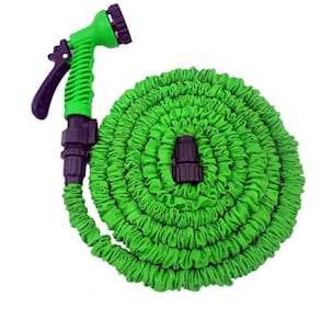 Mangueira Jardim 30 metros De Agua Magica Para Casa Super Flexivel 7 Tipos De Jatos Diferentes Cor Verde Tam 30m