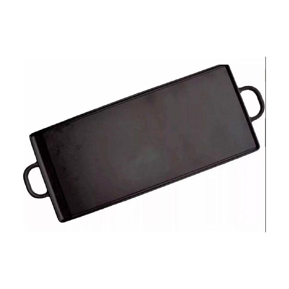 Chapa de Ferro Fundido Com Alças de Ferro - Medidas 40x90cm