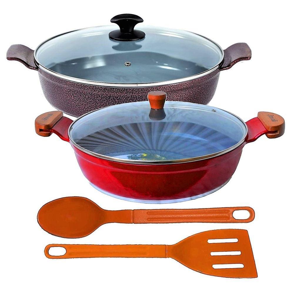 Jogo Frigideiras Antiaderente em Cerâmica AAeAM 30cm T05 N06