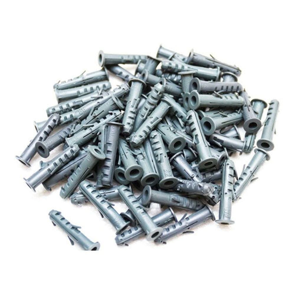 1000 Bucha Fixação Convencional com Aba e Anel 8mm - Ivplast