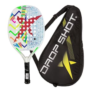 Raquete Beach Tennis Drop Shot Nilo Ou Tebas + Capa Térmica c/ bolso