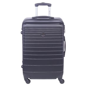 Mala De Viagem Grande Com Rodas 360 One To Travel - Preto