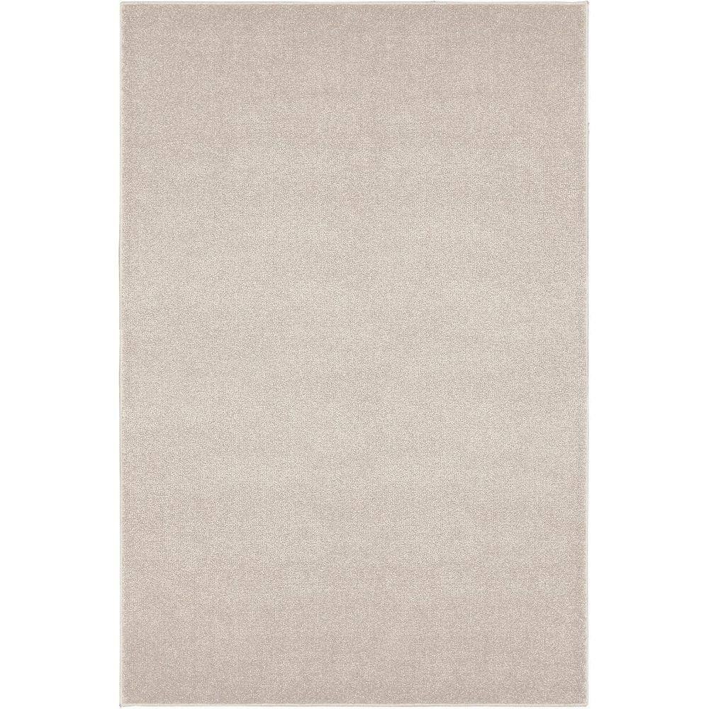 Tapete Ecletik 5531 Bege 1,00x1,50m Liso Macio São Carlos