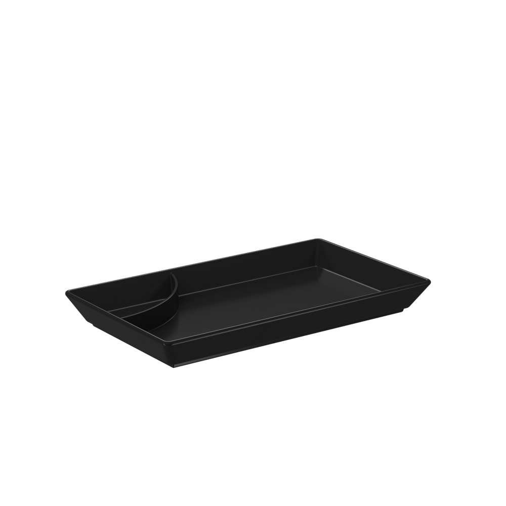 Prato Para Sushi Coza Uno 19,3 x 11,2 x 21,5 cm Preto