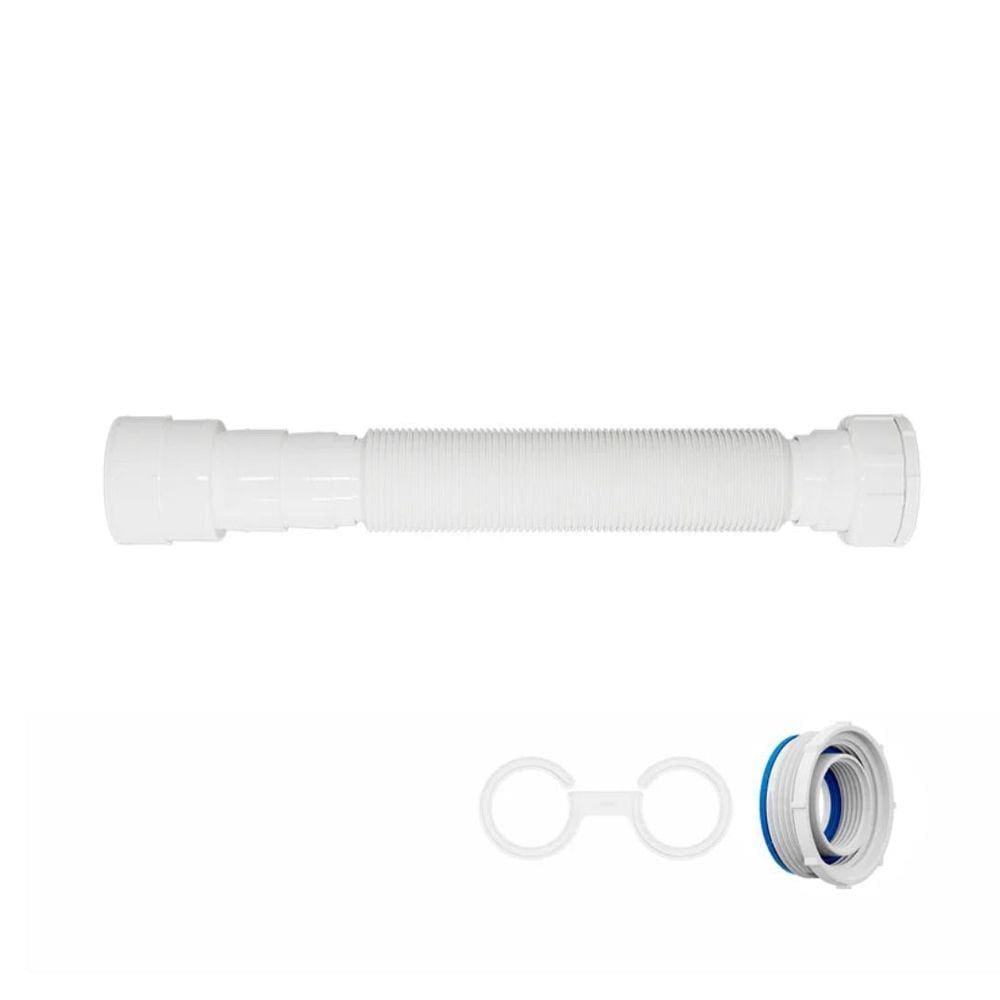 Sifão Flexível Universal Branco - Blukit