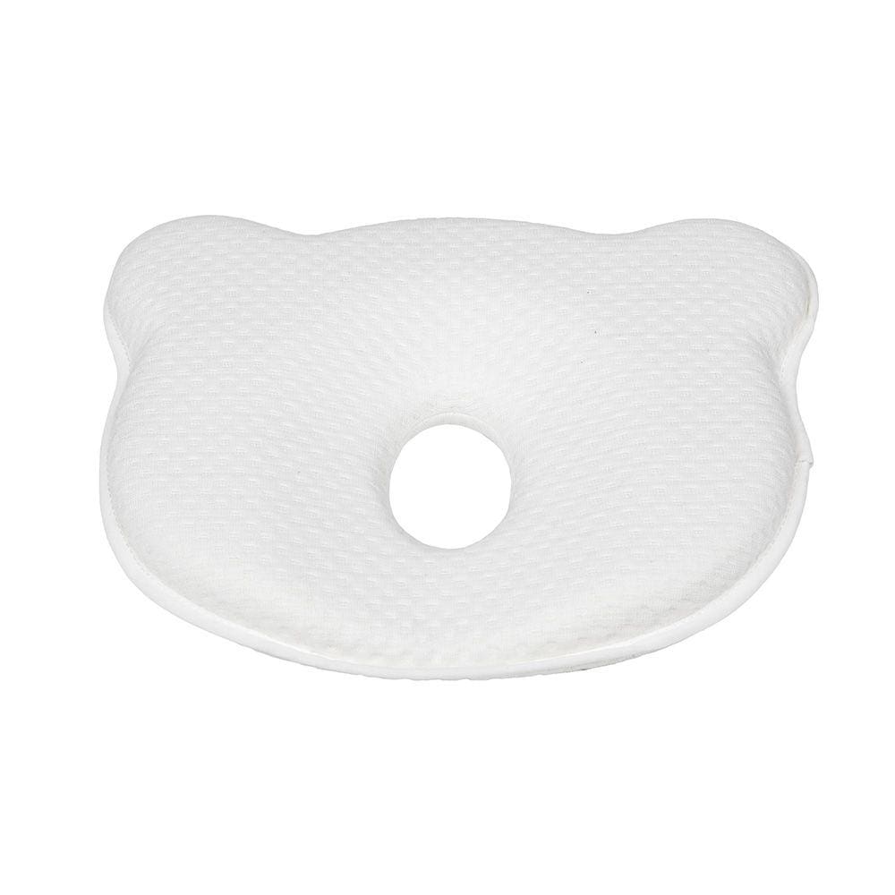 Travesseiro Infantil Viscoelástico Urso Branco Buba 16149