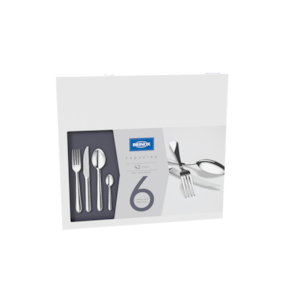 Faqueiro 42 Peças Brinox Bellagio Aço Inox