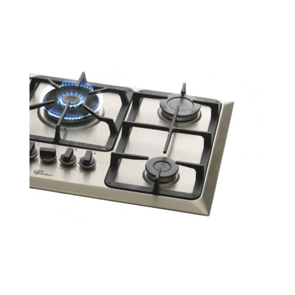 Fogão Cooktop Fischer 5Q TC Infinity Mesa Inox