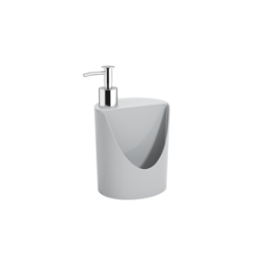Dispenser R&J Coza Basic 12 x 10,5 x 18 cm 600 ml Cinza Frio