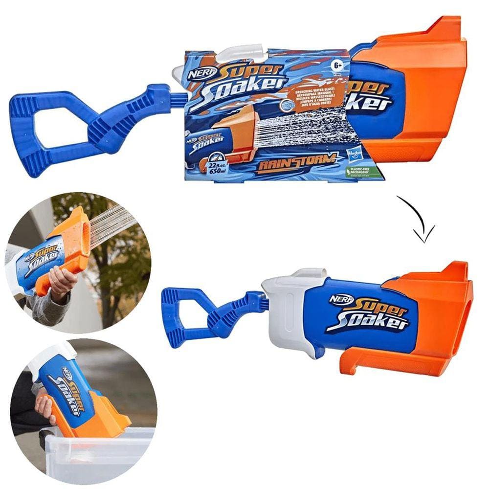 Nerf Lançador de Água Super Soaker Rainstorm Hasbro