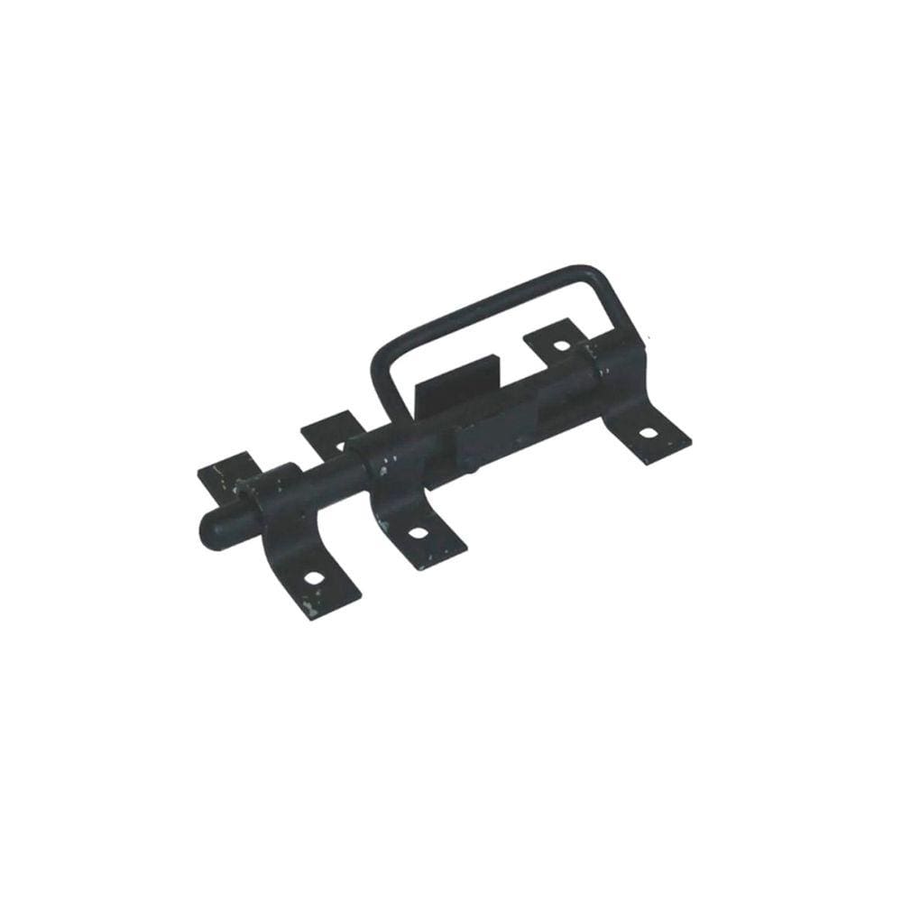 Trinco c/ Alça Para Portão e Porteira Aço Preto 200mm