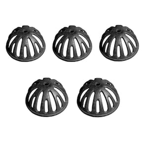 Kit 5 Ralos Semi Esférico Tipo Abacaxi 75mm Diâmetro 3 Pol