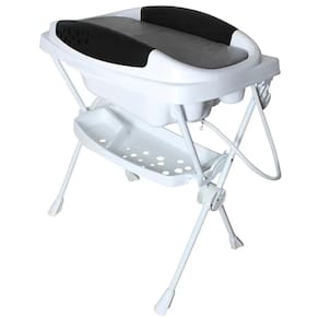 Banheira para Bebe com Trocador Galzerano Premium Plastica Grafite