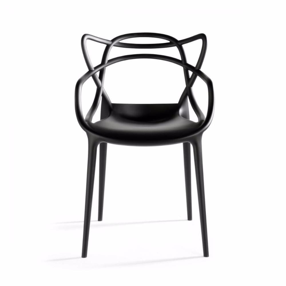 Cadeira Allegra Solna Masters Sala Jantar Preta X 6 Unid