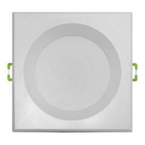 Luminária Kian Quadrada Led Embutir Confort 9W 6000K - Luz F