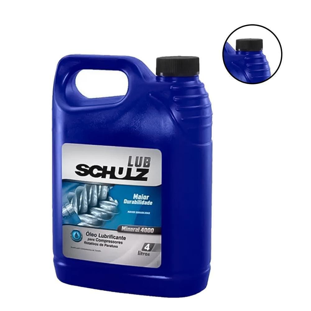 Oleo Mineral Compressor Parafuso Schulz Ms Lub 4Lt Parafuso
