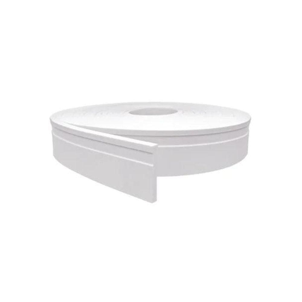 Rodapé De Eva Autocolante Rp16 7Cm Branco 2,5 Metros