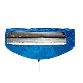 Bolsa Coletora Para Higienização E Limpeza De Evaporadora De Ar Condicionado Split 09 à 18.000 Btus 110X36 Cm