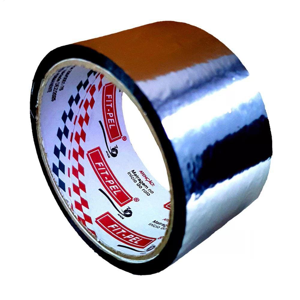 Fita PP Aluminizada 45mm X 45M Fit-Pel