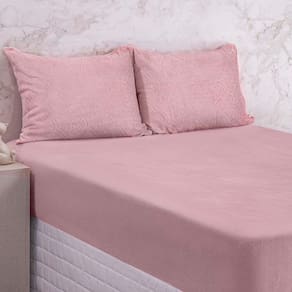 Jogo de Cama Solteiro Plush 2 Peças Bella Enxovais Dreams Taylor