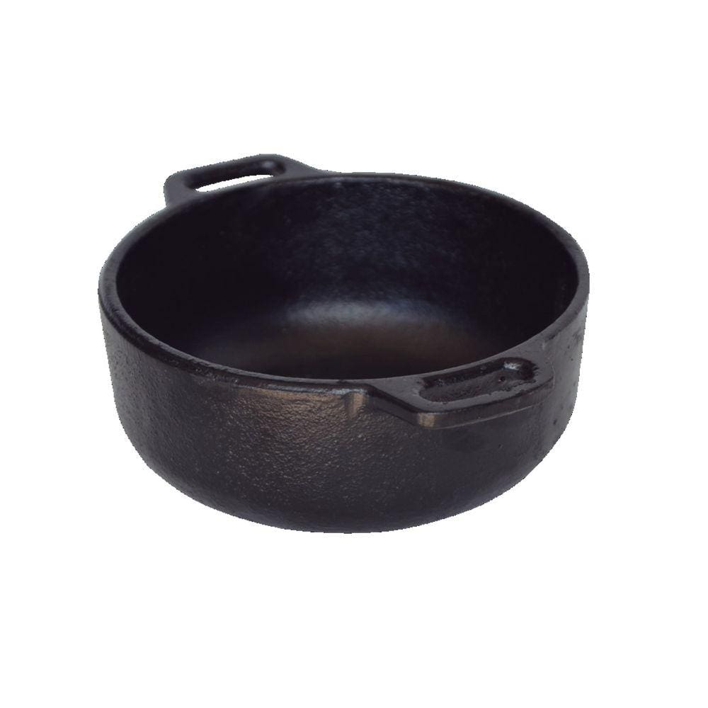 Molheira Ferro Fundido Servir Porções Pestiscos Gourmet 8cm