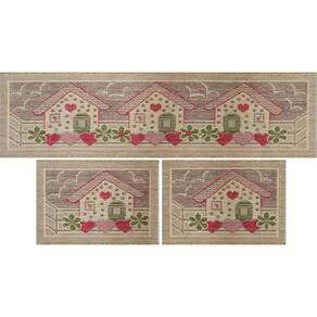 Jogo De Cozinha Rayza Sisal Look Village Kit Com 3 Peças