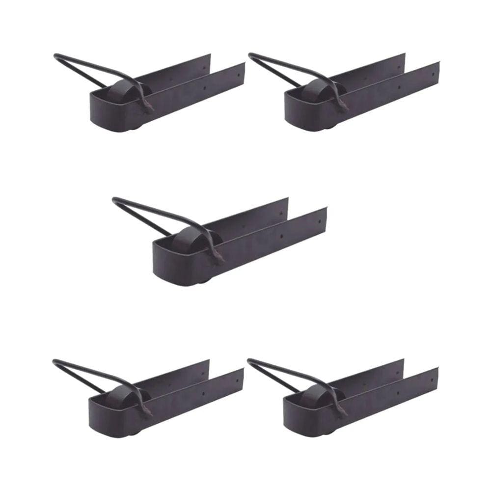 Kit 5 Pares de Trinco Correr Porteira Com Rodinha 350x70mm
