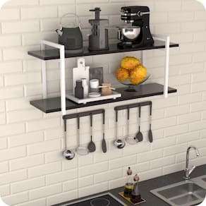 Prateleira Estilo Industrial Cozinha de Parede GND BP 100cm