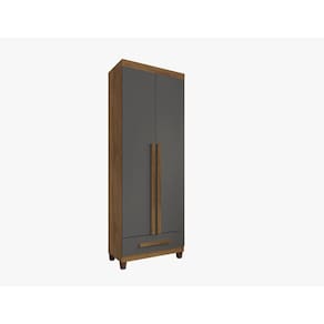 Roupeiro Dubai Organizador 2 Portas 1 Gaveta – Grafite