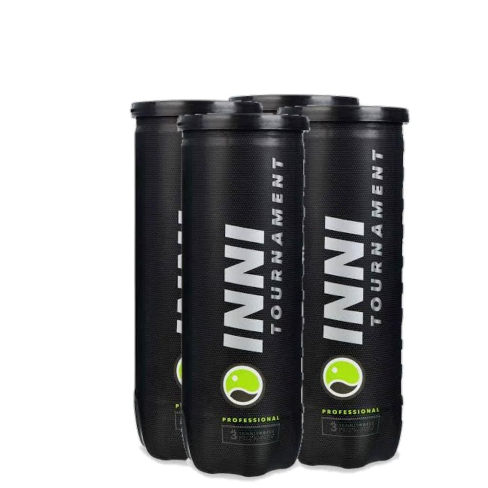 Bola de Tênis Inni Tournament - Pack com 04 Tubos