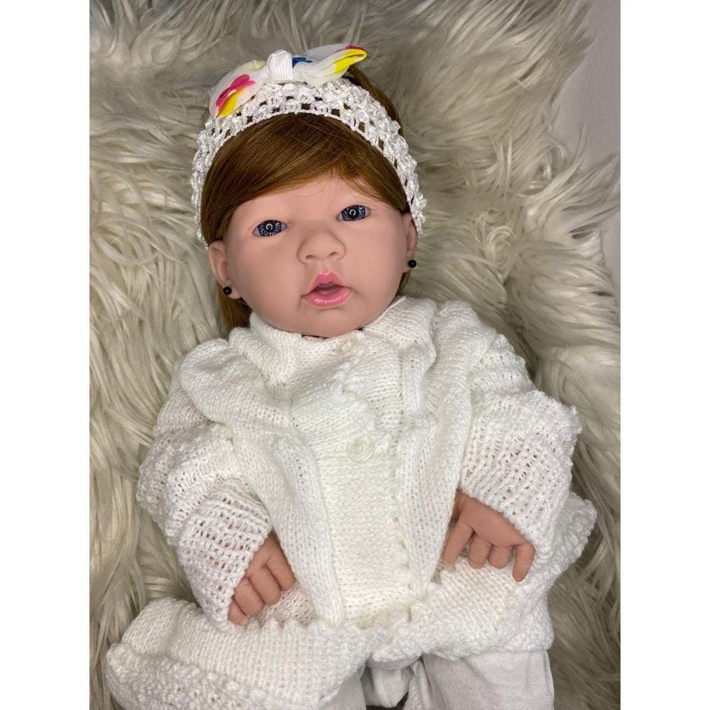 Boneca Bebê Soninho Reborn Com Tiara 50Cm Cotiplás - 2652 em Promoção na  Americanas