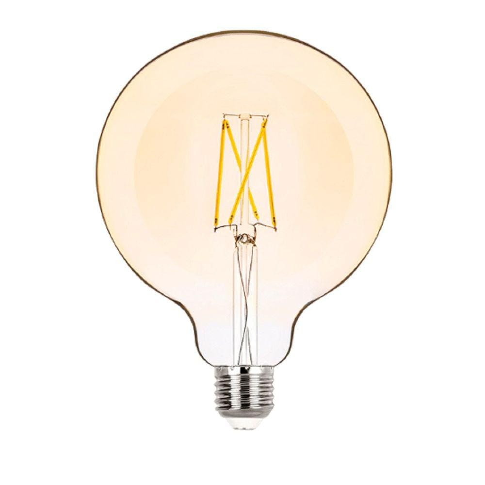 Lâmpada Led G125 2W Balloon Vintage Filamento Ambar