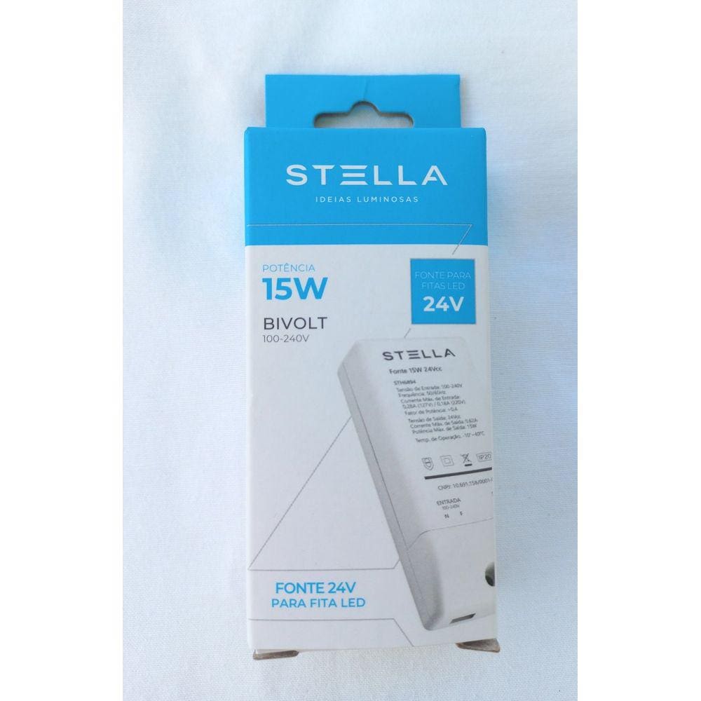 Fonte 24V 15W Para Fita Led